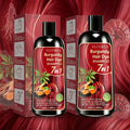 Burgundy Hair Dye Shampoo 7 In 1 Natural Plant Extract Cover Gray Hair Long Lasting Vibrant At Home Hair Color Care Shampoo