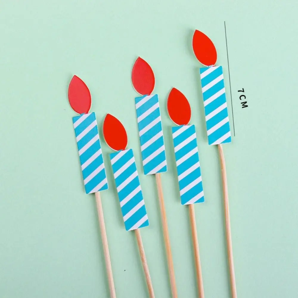 Happy Birthday Cake Decoration Cute Bear Candles Korean Flag Cake Decoration Dessert Table Cartoon Birthday Cake Plugin