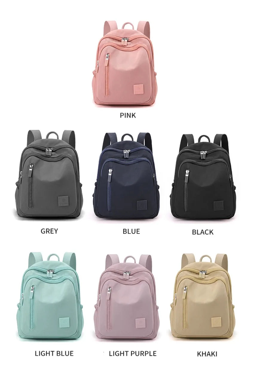 Waterproof Backpack for Women Travel One Shoulder Bag Designer Casual Backpack Lightweight Small Soft Anti Theft Sac Luxe Femme