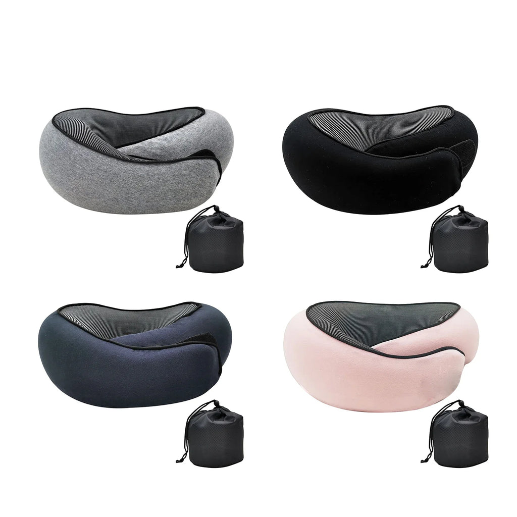 Portable U-shaped Pillow Memory Foam Snail Pillow Soft Noon Break Sleep Pillows Travel Neck Support Travel Neck Pillow