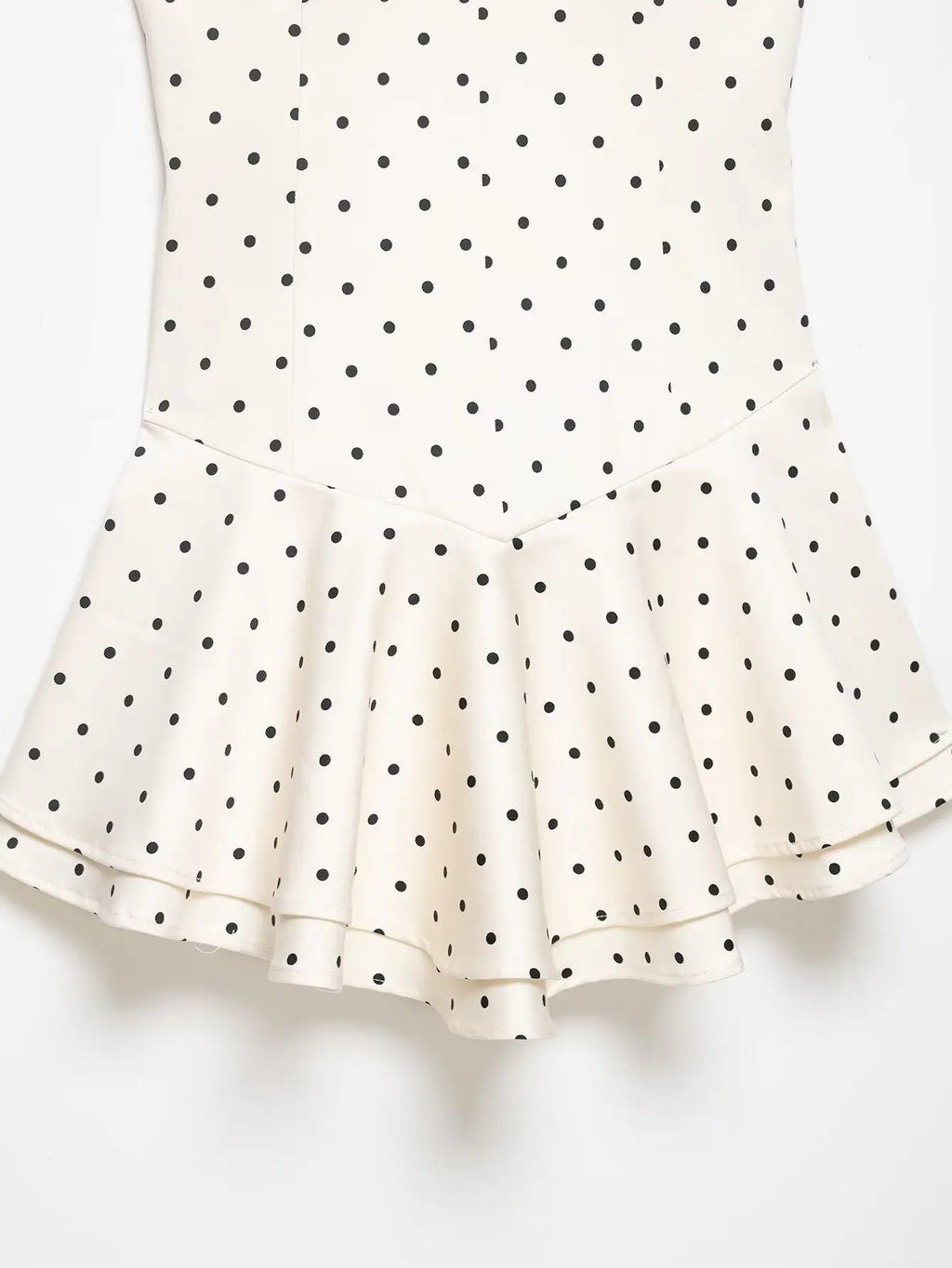 Typhaland Elegant Polka Dot Sling Dress for Women Fashion Sleeveless High Waist Mini Dress 2026 New Summer Vacation Clothes