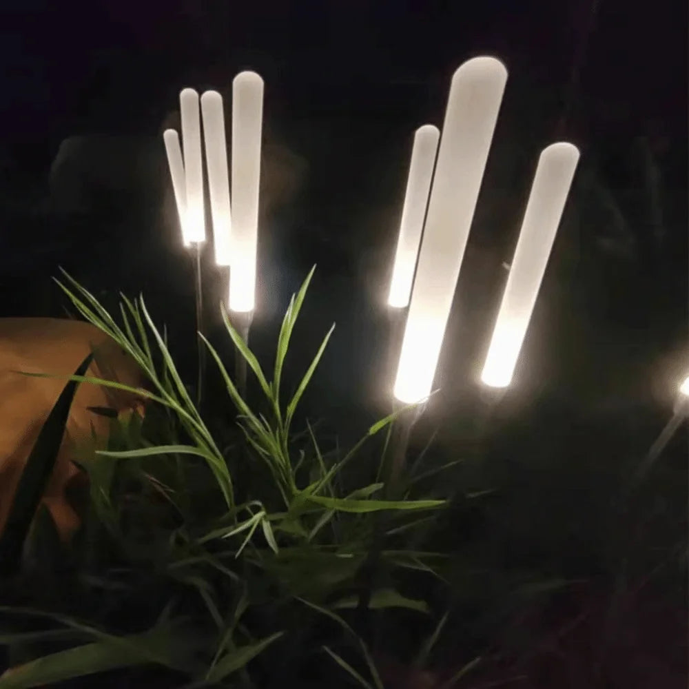 Reed Lamp Waterproof Landscape Lighting Acrylic Frosted Acrylic Rod Lawn Lamp LED Ground-Mounted Outdoor Decorate Lamp Outdoor