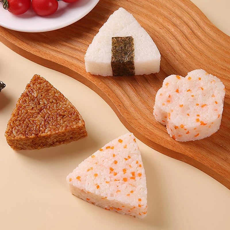 1PC Portable Rice Ball Maker Onigiri Mould Japanese Bento Rice Mold Maker Kit Non Stick Rice Mould For Kid Lunch Kitchen Gadgets