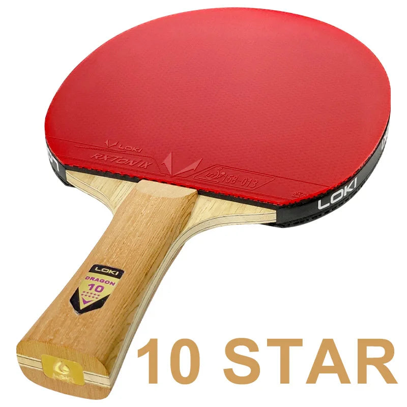 Original LOKI Table Tennis Racket Dragon Series Ping Pong Racket Paddle Bat Professional 6/7/8/9/10 Stars for All Level Players