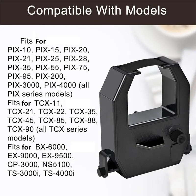 Replacement Ribbon For Amano PIX 10/15/20/21/25/35/28/55/75/95/200/3000/4000 For Amano TCX 11/21/22/35/45/85/88/90-AEF7
