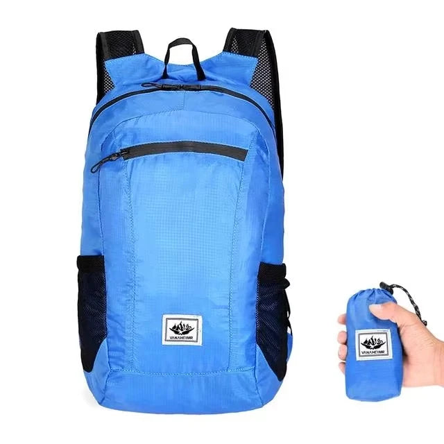 Outdoor Hiking Bag 20L Lightweight Portable Backpack Foldable Waterproof Folding Ultralight Pack for Women Men Travelling Hiking