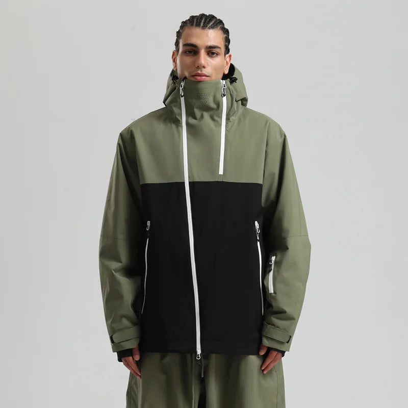 2026 Mens Snowboard Jacket Ski Coat Women Waterproof Insulated Baggy Snowboard Coats Winter Hooded Mountain Hiking Warm Outdoor