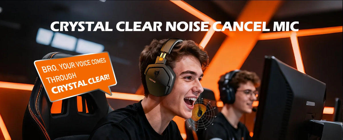 NUBWO G06 Gaming Headset 2.4GHz Bluetooth 5.3 Wireless Headphones Stereo Dual Mode Mic for PS5 PS4 PC Switch Mobile Phone Laptop