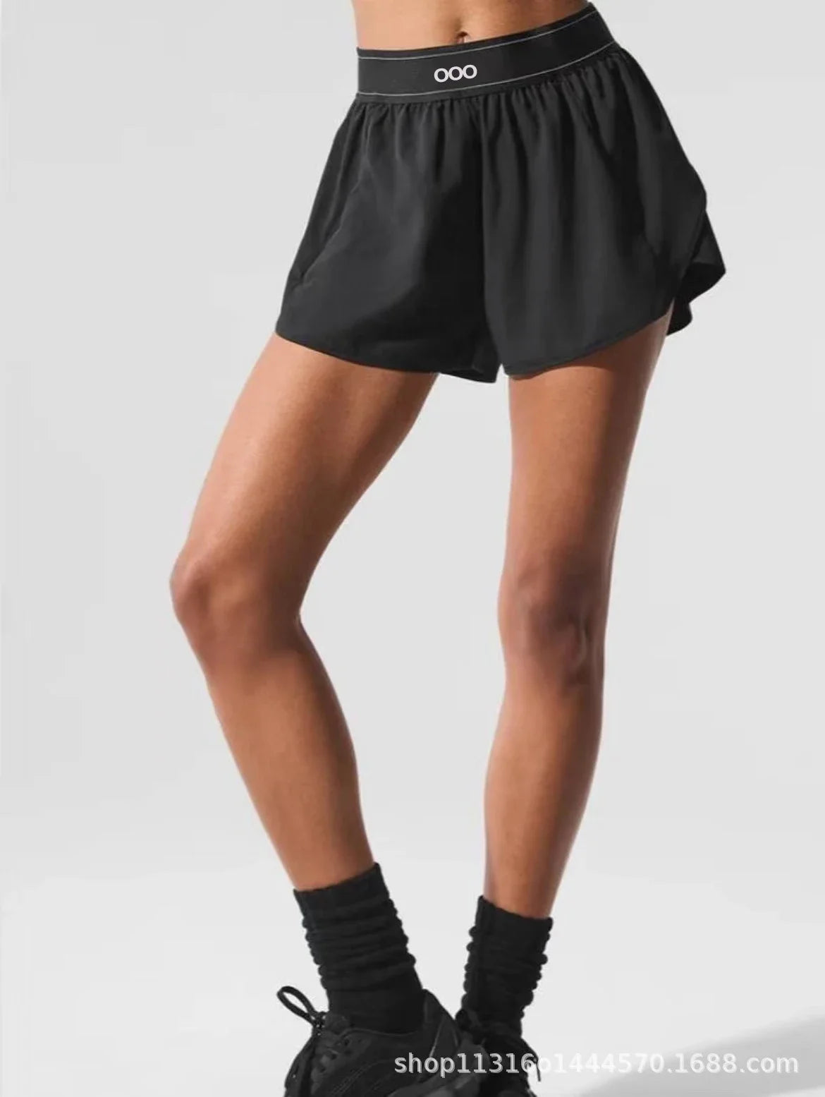 2026 Women's Yoga High Waist Speed Drying Shorts with Lining for Comfortable Fitness and Breathability