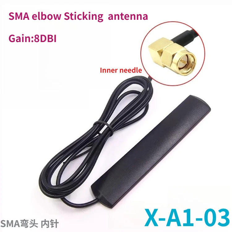 1PCS   All Netcom High Gain Dual Band 2.4G LTE 4G 3G 2G GSM GPRS NB IoT Patch Antenna for Vehicle Mount