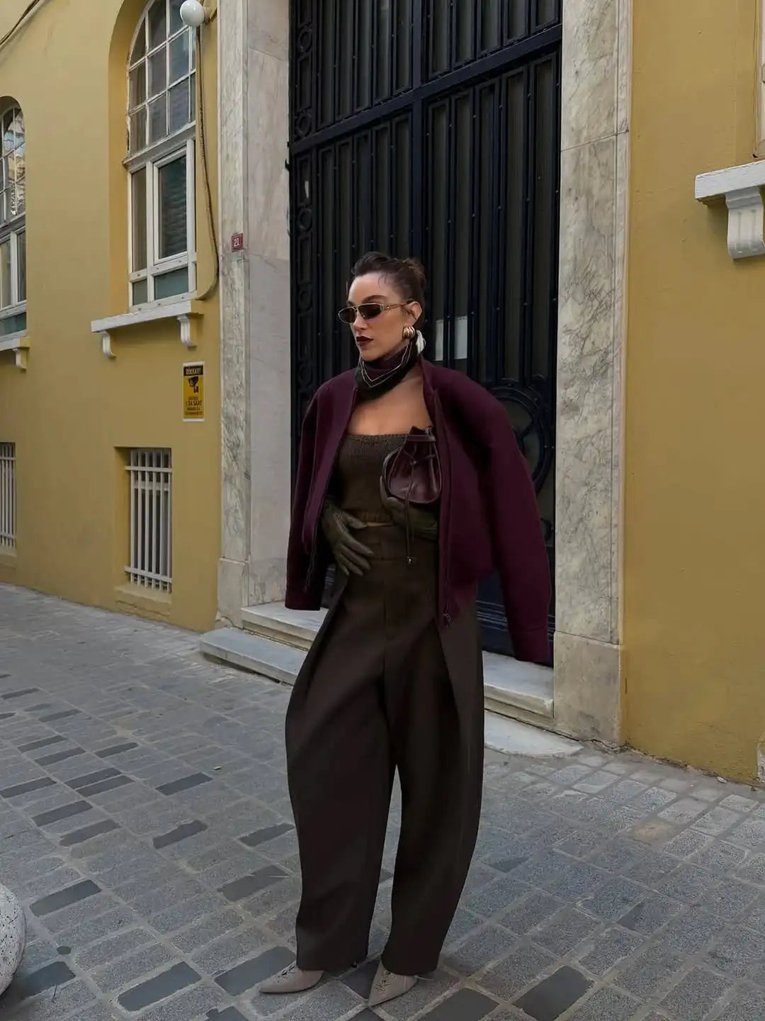 Casual Solid Pleated Loose Long Pants Women Fashion High Waist Straight Wide Leg Trousers 2026 Lady Spring Autumn Commute Wear