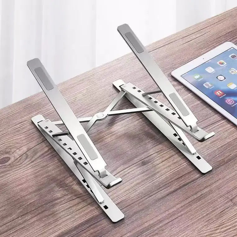 Macbook Laptop Stand Folding Adjustable Aluminum Computer Pc Tablet Stand Notebook Tablelaptop Holder Heat Dissipation