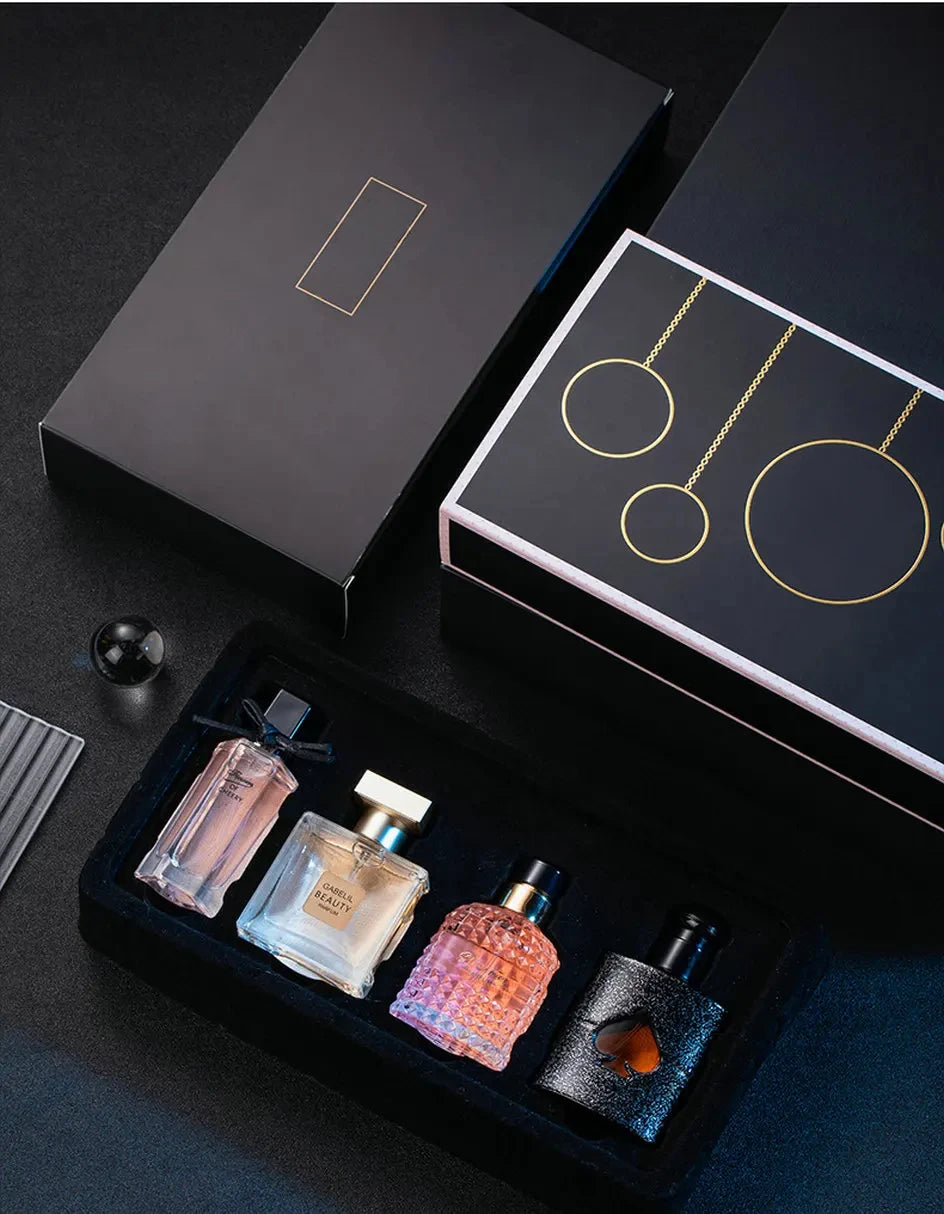 Original Women Perfume Sets 100ml Gift Box 4pce Set Fresh Lasting Fragrance Eau De Parfum Plant Floral Scent Fresh духи женские