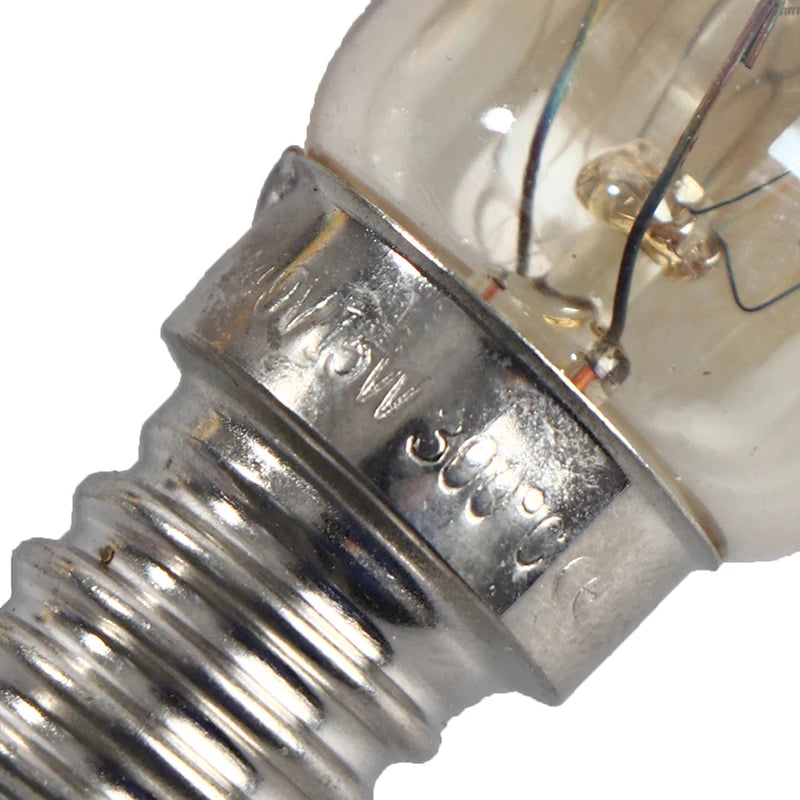 Oven Light 25W High Temperature Resistant 300 Degree Oven Microwave Oven Bulb Salt Lamp E14 Small Screw Mouth
