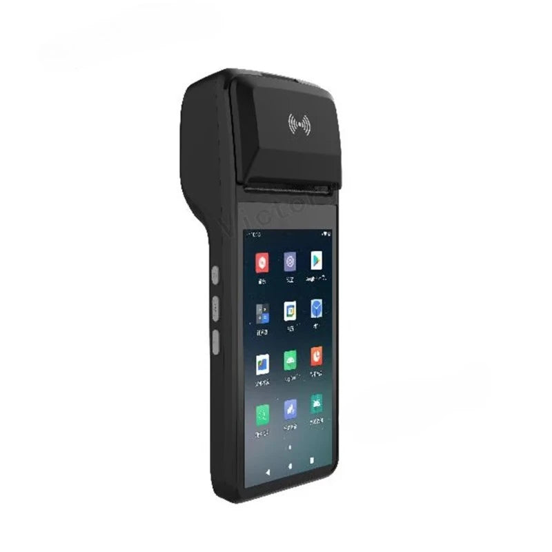 5.5" Touch Screen Hand-held POS Terminal for Marketplace Restaurant Retail Android Cash Register Printer