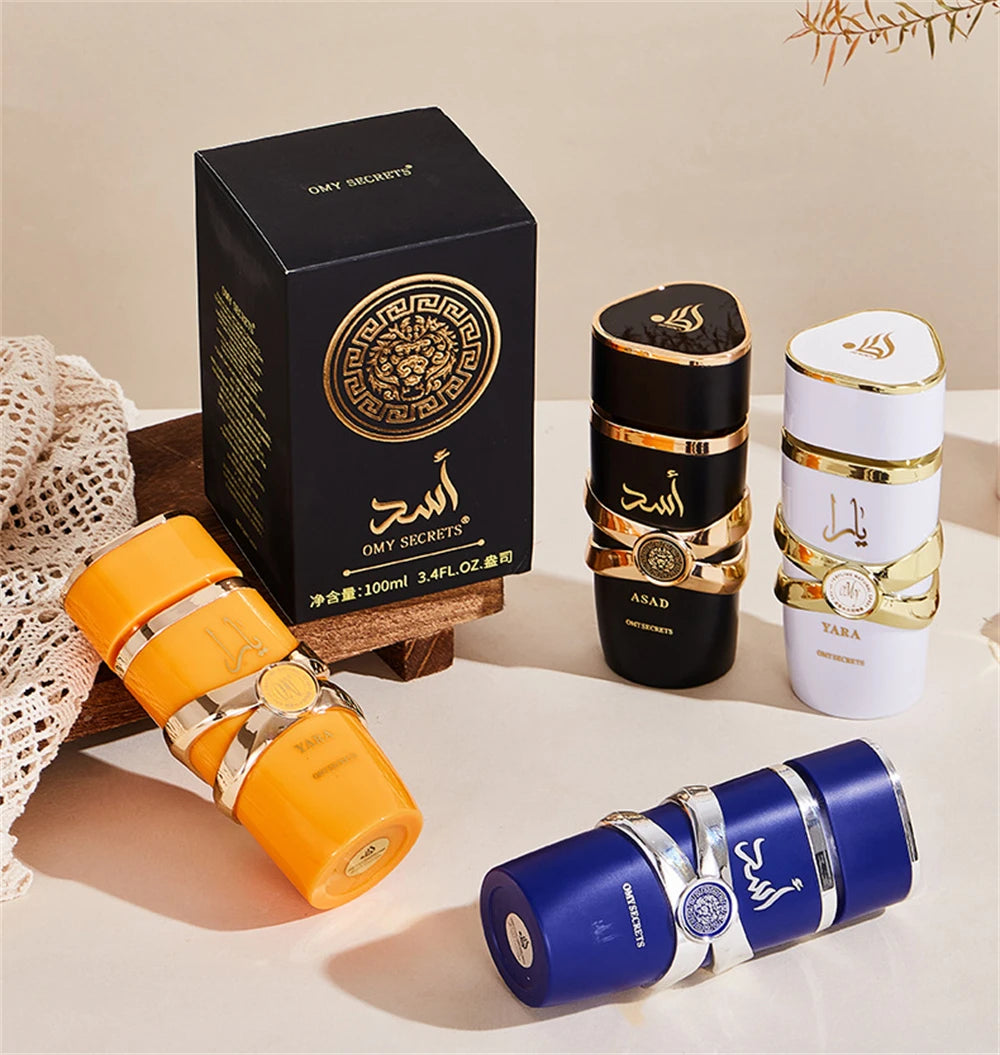 Brand Arabic Perfume Women 100ml Lasting Perfumes De Mujer Plant Floral Scent Spray Men Cologne Parfums Homme Arabes Originales
