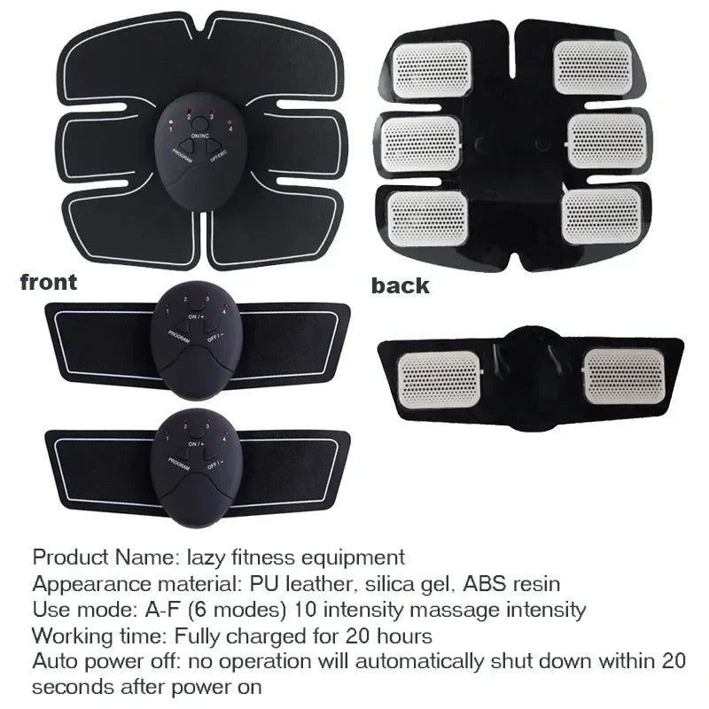 Wireless EMS Hip & Body Massager USB Rechargeable Electric Muscle Stimulator for Home Fitness Weight Loss Shaping Device