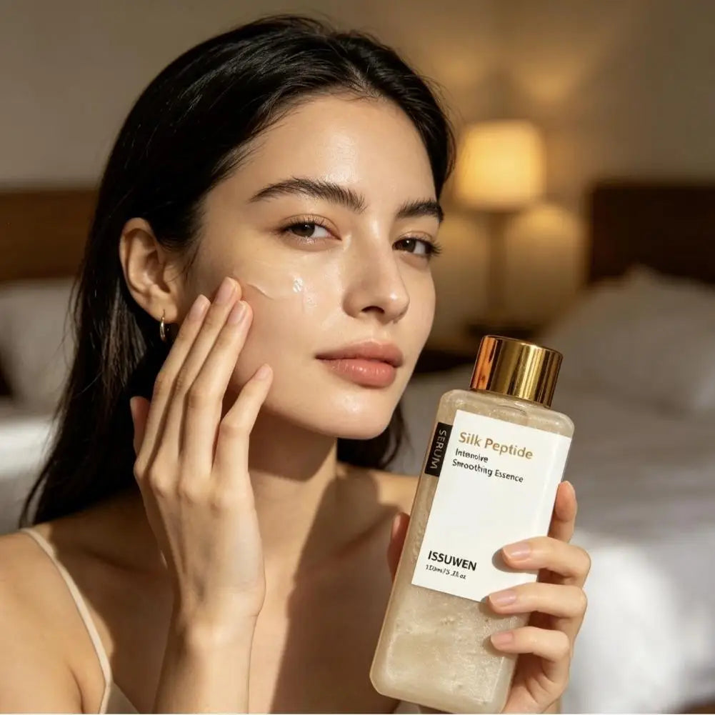 Korean Brand Collagen Face Care 150ml Fine Line Reduction Refreshing Hydrating Serum Silk Peptide Intensive Smoothing Essence
