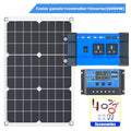 6000W Complete Solar Power Kit 12V to 110V/220V Off-Grid System 100A Controller Solar Panel Inverter for Home, Camping, Backup
