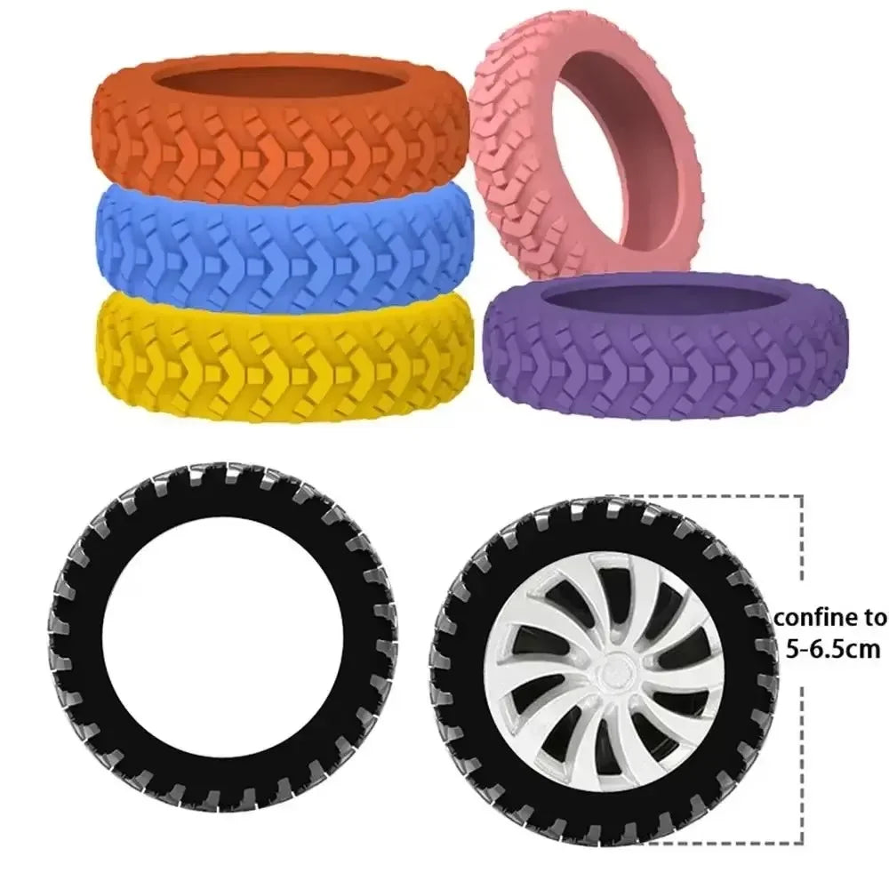 8 Pcs Silicone Luggage Wheel Protector Shoes Suitcase Casters Anti Abrasion Noise Min Travel Rolling Luggage Accessory Parts