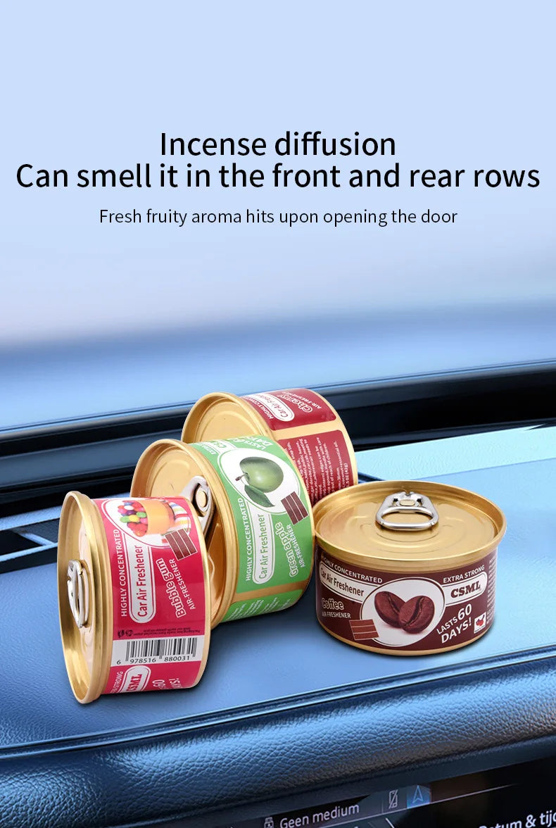Best-selling Wooden Block Canned Car Aromatherapy Fragrance Paste Deodorizing Air Freshener High-end Solid Perfume