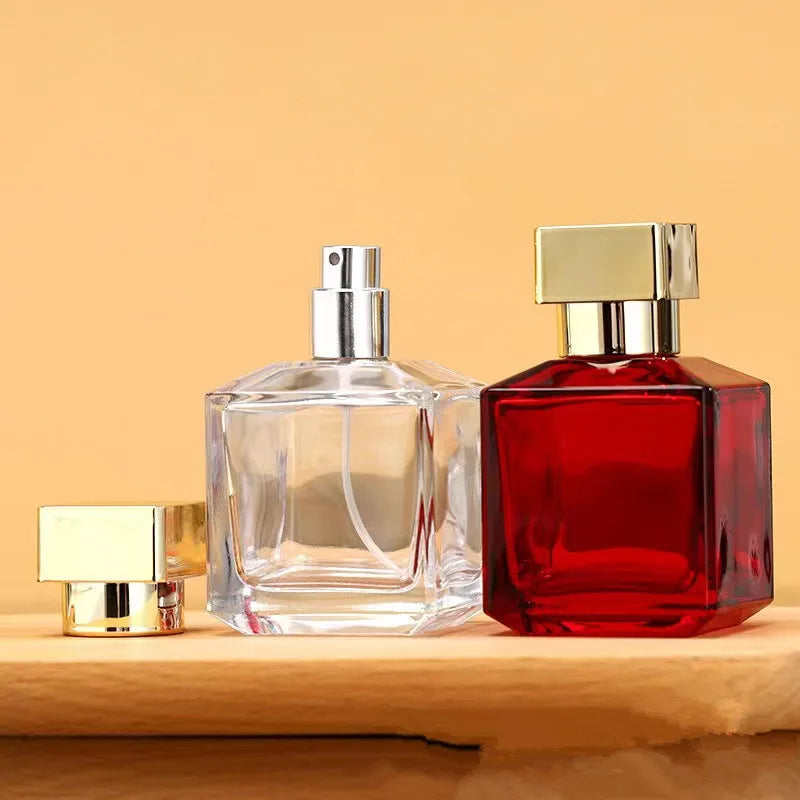 50ML Perfume Refill Bottle Luxury Moisturising Spray Glass Travel Pump Portable Empty Cosmetic Sub-Bottling