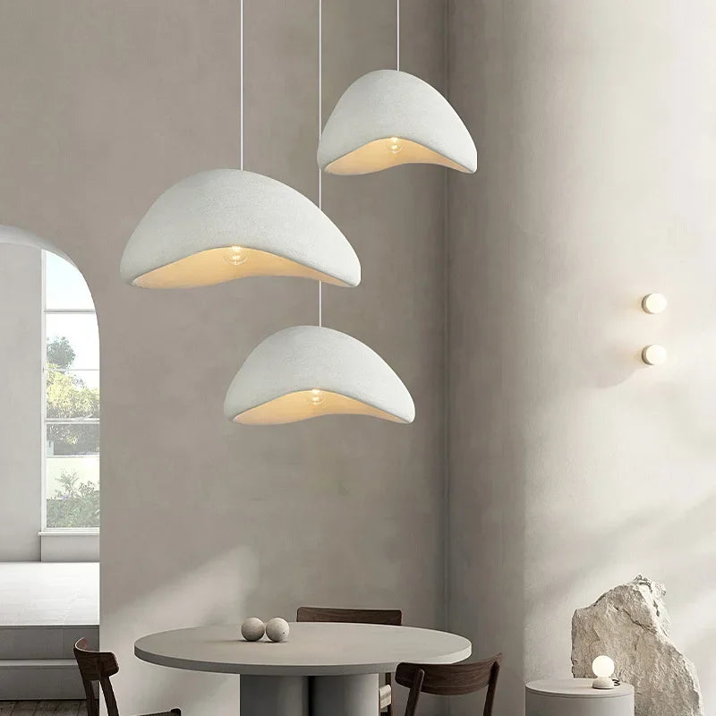 Minimalism Wabi Sabi LED Pendant Lamps For Living Dining Room Restaurant Loft Decor Hanging Chandelier Art Suspension Luminaire