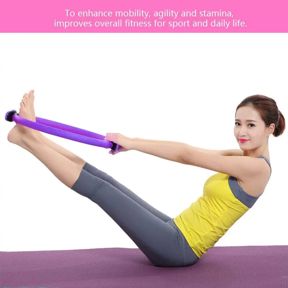 Yoga Pilates Ring Durable Non-Slip Exercise Circle Magic Exercise Circle with Dual Grip for Thigh Pelvic Floor Muscle Training