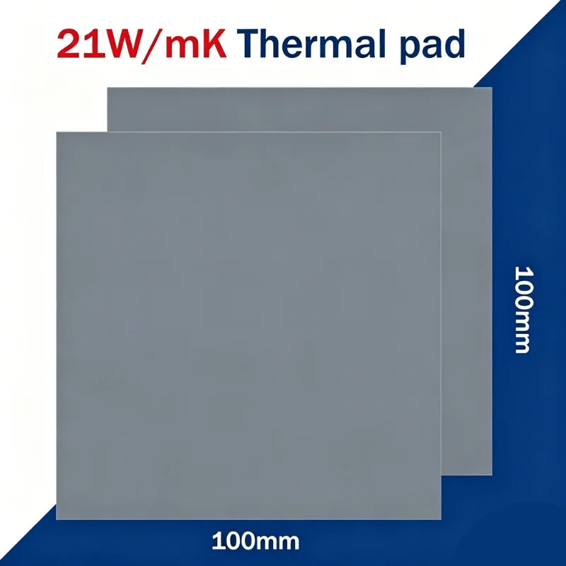 Thermal VIDA 24W/Mk Thermal Pad 80x40mm/100x100mm For GPU CPU Radiator Cooling Conductive Silicone High Quality Heat Insulation