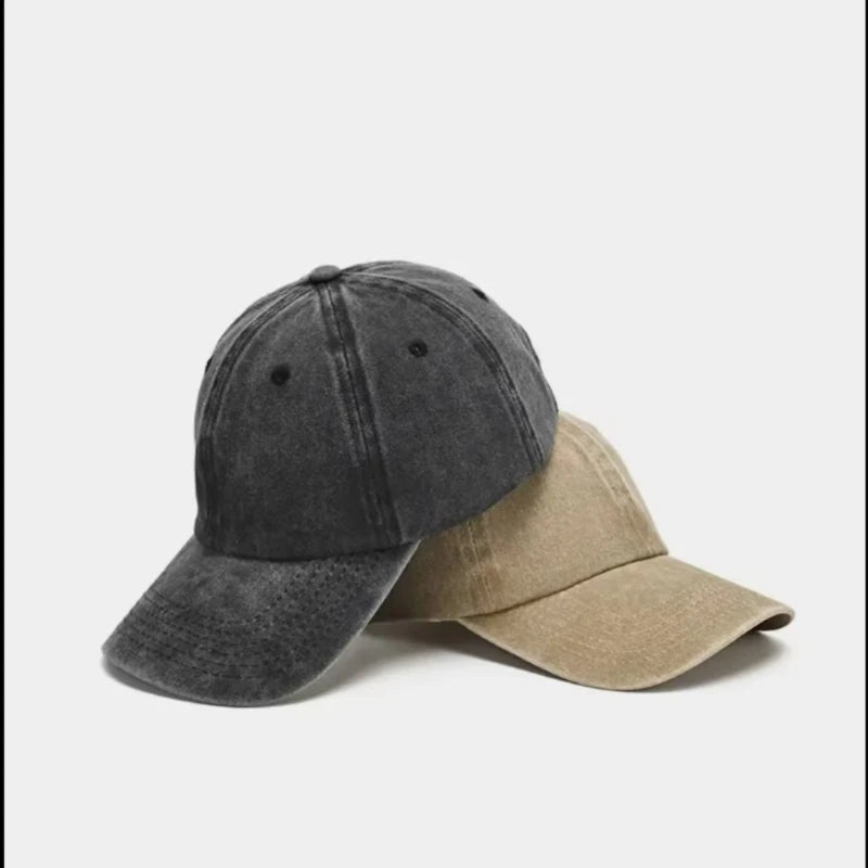 URBANCREW Washed Cotton Baseball Cap – Adjustable Streetwear Hat