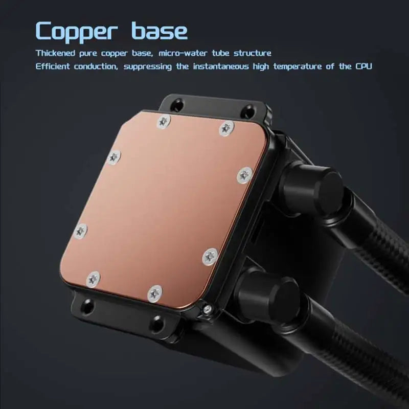All-in-One Water Cooling Radiator 120mm Processor Liquid Heatsink Fan for Intel Lga 2011 1700 1200 1155 2066 AMD AM4 AM5 AM3 FM2