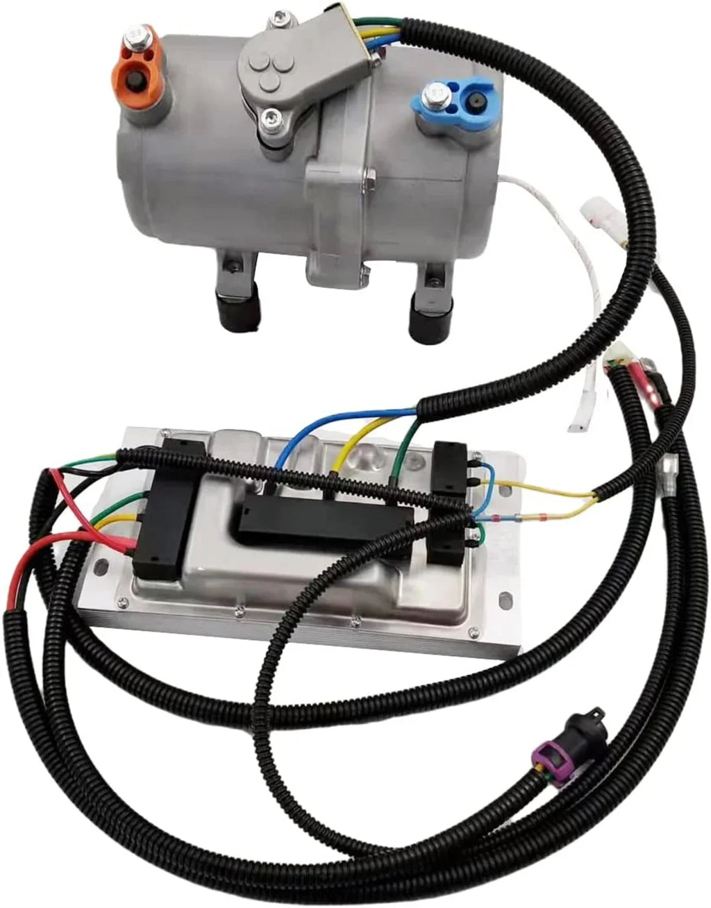 12V 24V With Control Panel Car Electric Air Conditioner A/C Air Conditioning Compressor For Truck Bus Automotive Boat Tractor