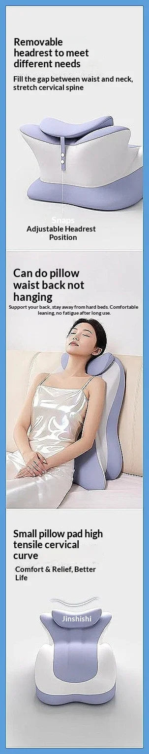 Memory Foam Bed Wedge Pillow Anti Snoring Acid Reflux Relief Neck Back Leg Pain Support for Reading Sleeping Post