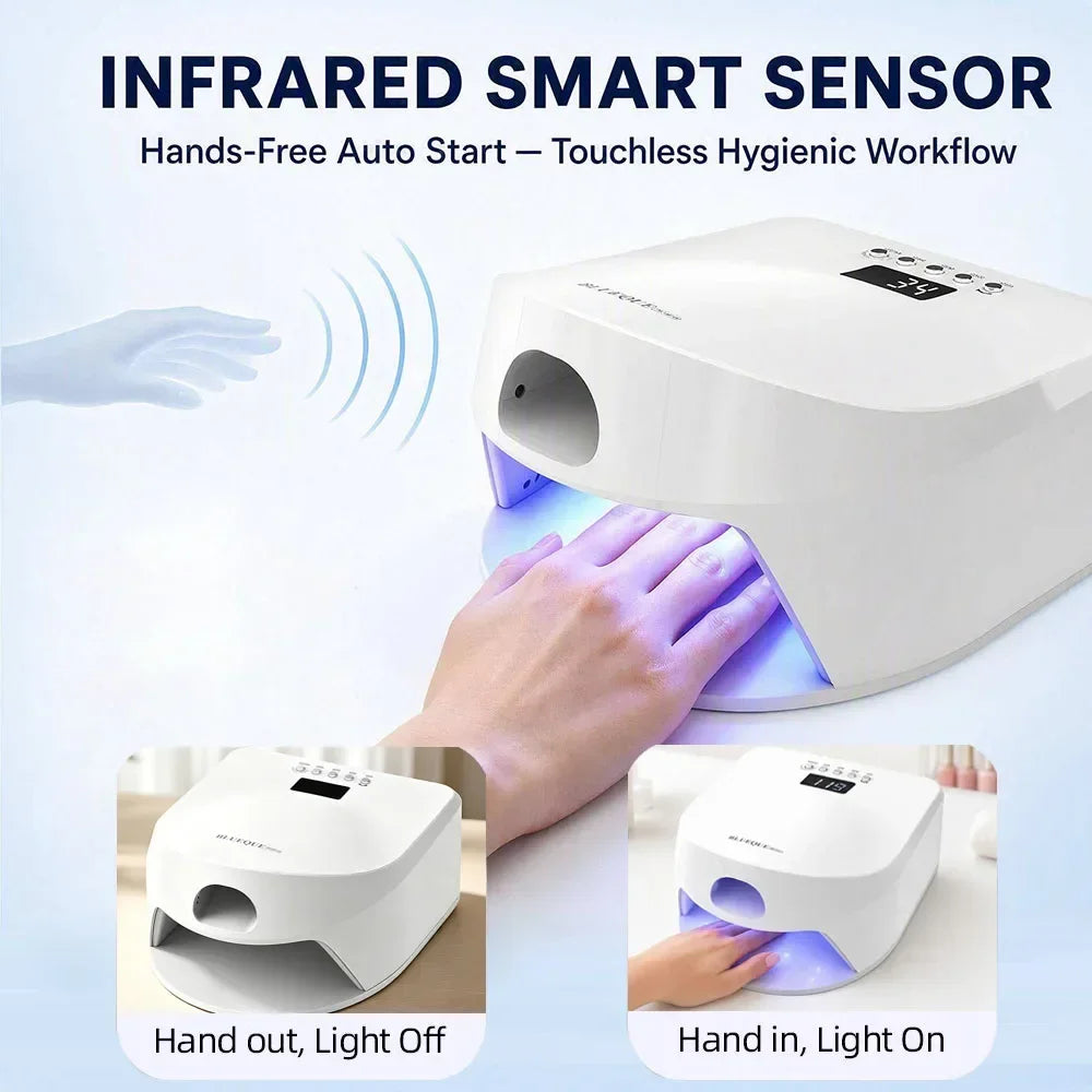 57LEDS UV Light For Gel Nails Smart Automatic Sensing Nail Dryer Fast Cure All Gel Polish Professional Manicure Pedicure Tools