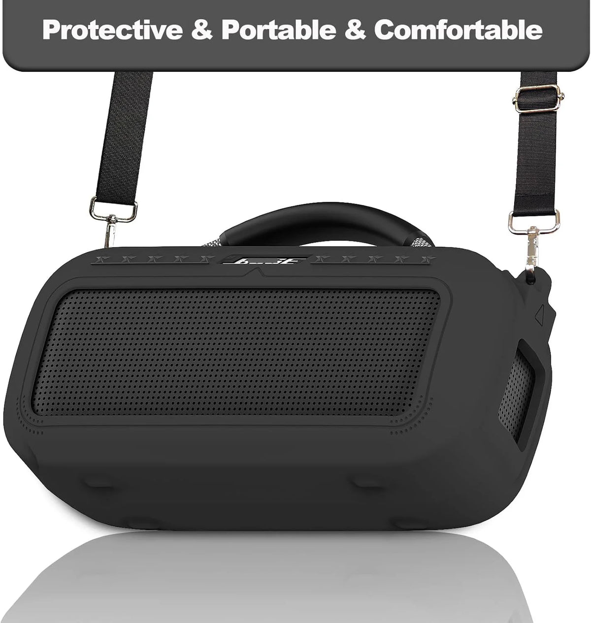 Silicone Cover Case and Shoulder Strap for Bose SoundLink Max Portable Speaker Accessories(case only)