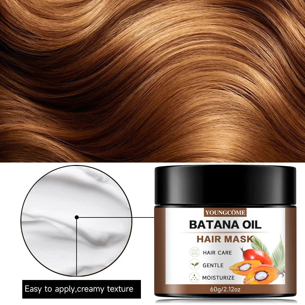 Batana Fruit Oil Professional Hair Mask, Professional Hair Care Deep Conditioning for all hair types, ,  Travelling Essentials