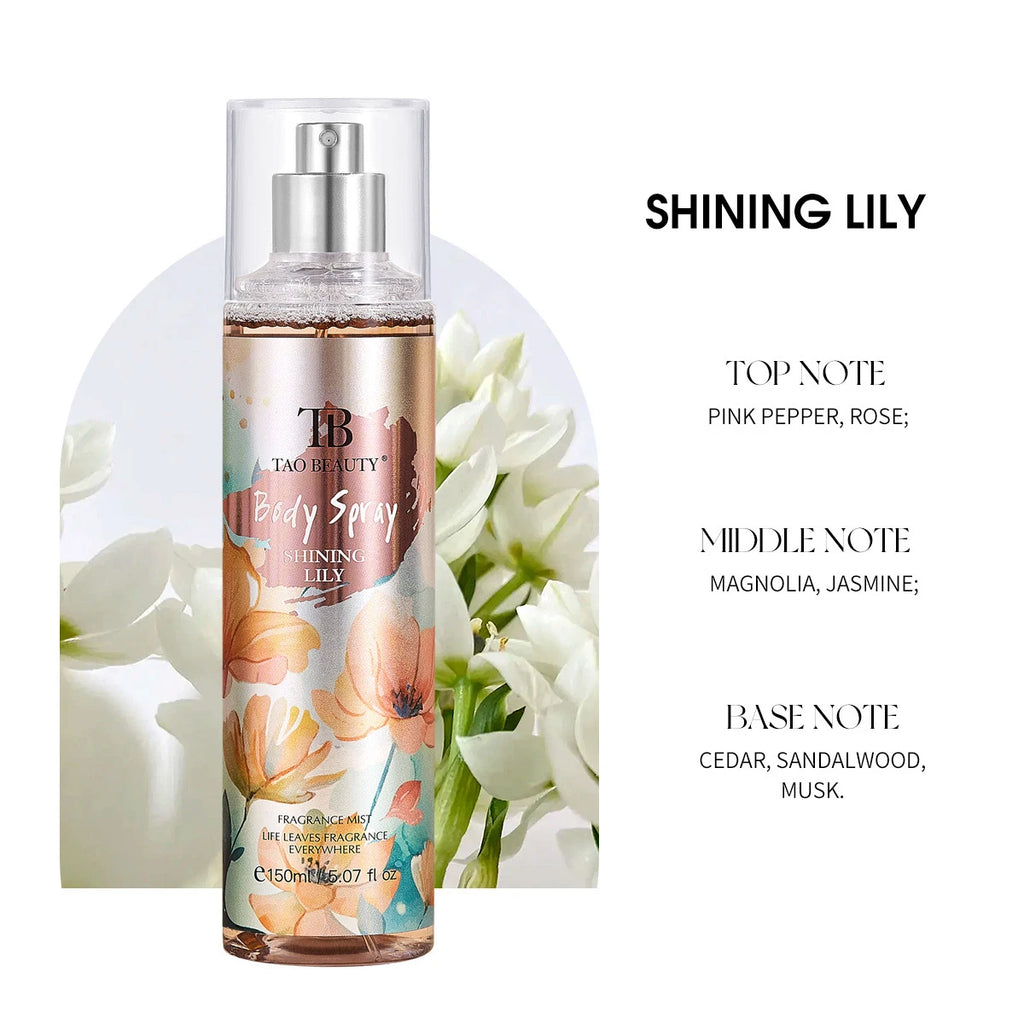 150ml Fragrance Spray, Long-Lasting Perfume, Light Floral Fruity Scent, Rich Rose Blackberry Botanical Fresh Scent Spray