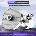 Adjustable 5 Speed Shower Head 7 inches Overhead Showerhead Liquid Silicone Water Outlet Shower for Bathroom Accessories