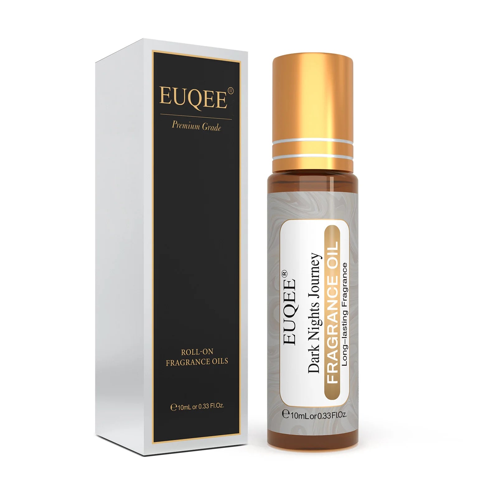 EUQEE 10ml Roll-on Perfume Oils Coconut & Vanilla White Musk Orange Blossom Parma Violet Long-Lasting Roll-On Perfume for Women