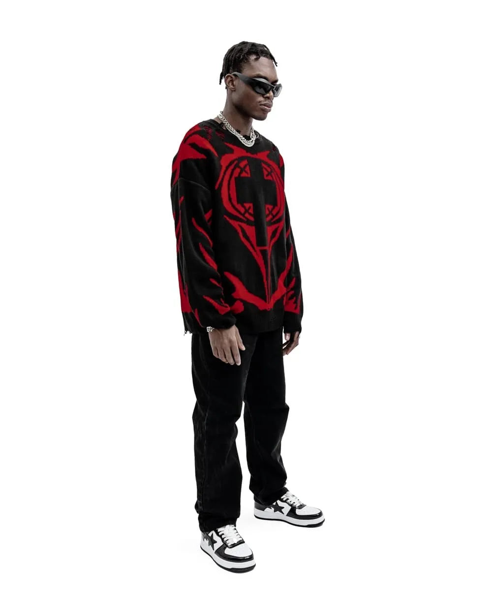 Sweater New Order Graphic Men Winter Pullover Knit Long Sleeve Tops Hip Hop Fashion Harajuku Jumper Coat Y2k Streetwear Clothing