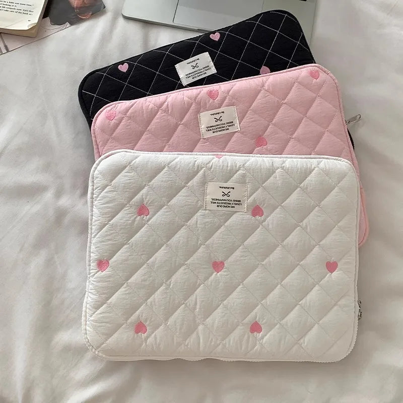 cute Laptop Sleeve Case Bag Portable Computer Cover Bag Tablet Pouch For Ipad 9.7-11 Macbook Air Pro 13 14 15 15.6 16 Inch Cover
