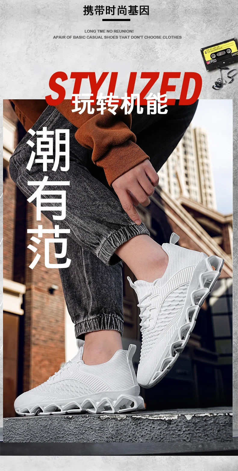 Men's Breathable Casual Sneakers Luxury Fashion Running Trainer Unisex Comfortable Wear Tenis Race Shoes