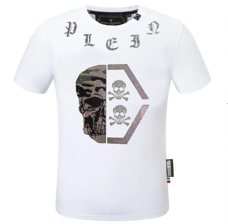 Designer T-Shirts for Men Branded and Rhinestone-Adorned Stylish Tops tees