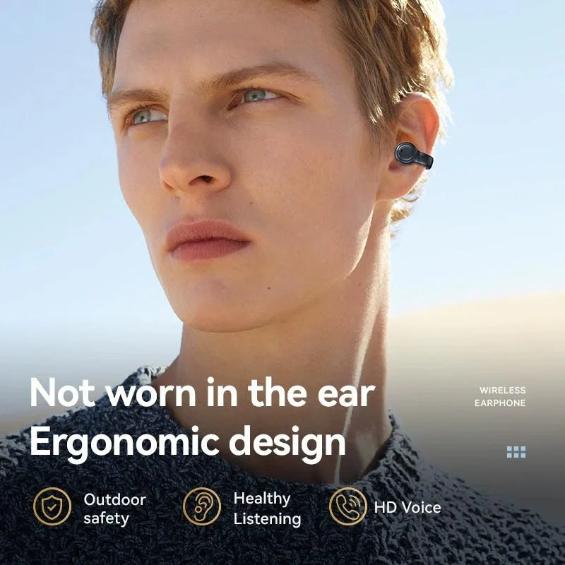 New Model M47 Wireless Earbuds Bluetooth Headset Charging Earphones Bone Conduction Headphones Sport With Mic Handsfree