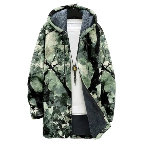 Spring Men's Trend Lapel Chenille Woolen Coat Woolen Coat