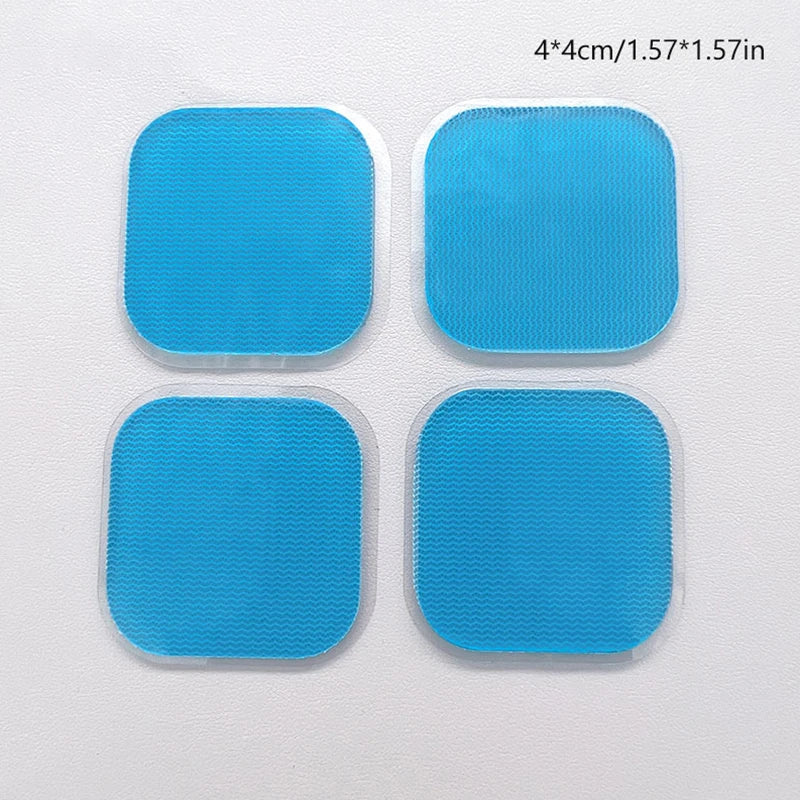 Fitness Hydrogel For Abdomen Muscle Stimulator Slimming Massage Machine 4PCS EMS Gel Pads For EMS Trainer Abdominal Gel Stickers
