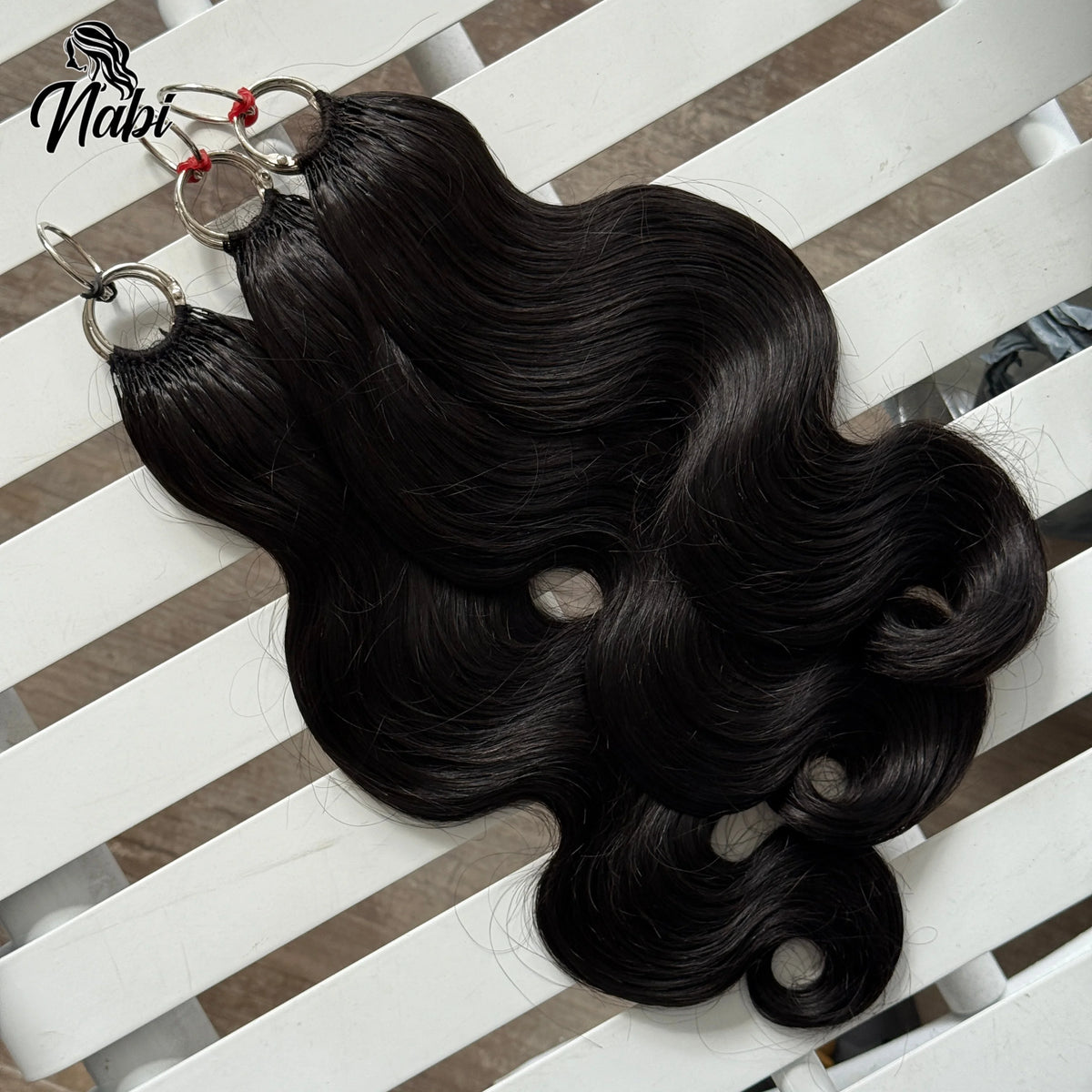 NABI Pre-Separated Crochet Human Hair Bundle Miracle Knots Braiding 14-18inch Water Wave Curly Human Hair for Women