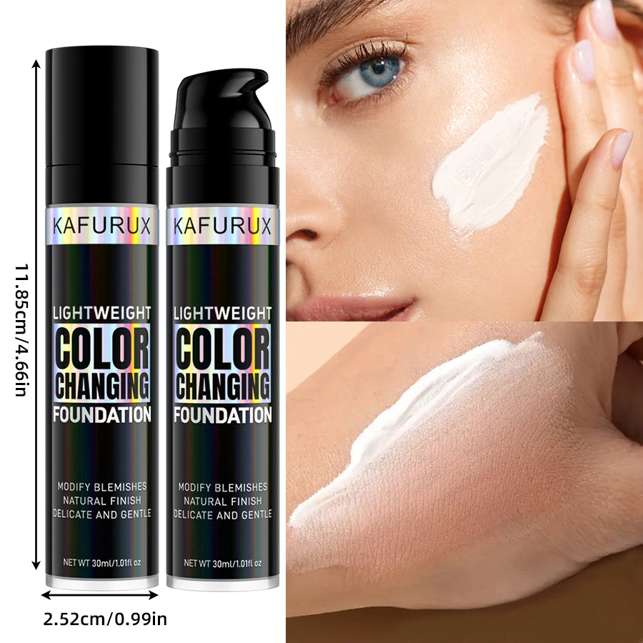 1pc Magic Color Changing Foundation Makeup Base Nude Face Full Cover Matte Concealer Long Lasting Korean Makeup for Women Cosmti