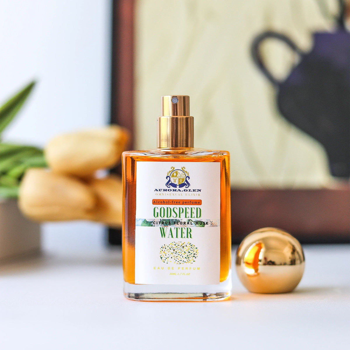Rich essential oils with long-lasting fragrance High-quality floral notes Essence Alcohol-Free Parfume Oil 50ml for Women & Men
