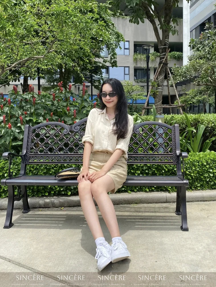 LINEN Blended Viscose Short Non-fading, Non-shrinking From Vietnam Manufacturer Factory OEM ODM